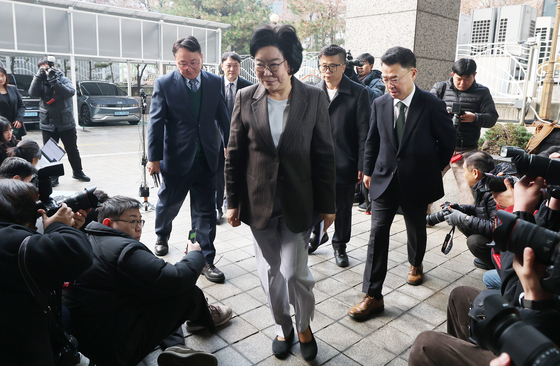 첫 출근하는 이혜훈 기획예산처 장관 후보자