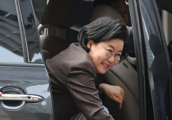 이혜훈 기획처 장관 후보자, 첫 출근