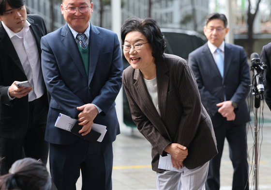 함박웃음 짓는 이혜훈 후보자