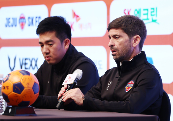 각오 밝히는 세르지우 코스타 제주SK FC 감독