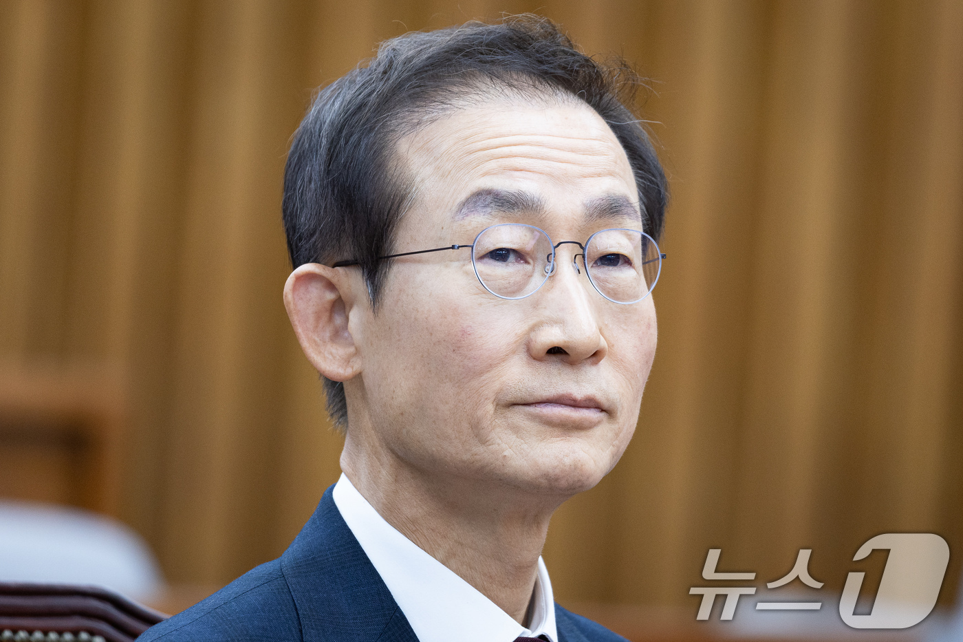 (서울=뉴스1) 유승관 기자 = 김호철 감사원장 후보자가 29일 서울 여의도 국회에서 열린 인사청문회에 출석하고 있다. 2025.12.29/뉴스1