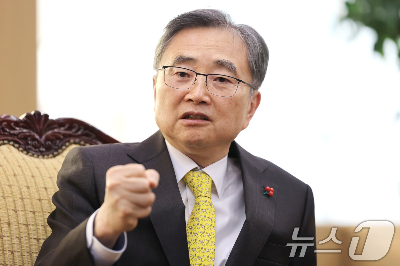 본문 이미지 - 조현 외교부 장관은 "한국형 핵추진잠수함은 한국에서 건조할 것"이라며 한미 간 협의가 원만하면 4년 내에 건조가 개시될 수 있을 것으로 예상했다. ⓒ News1 임세영 기자