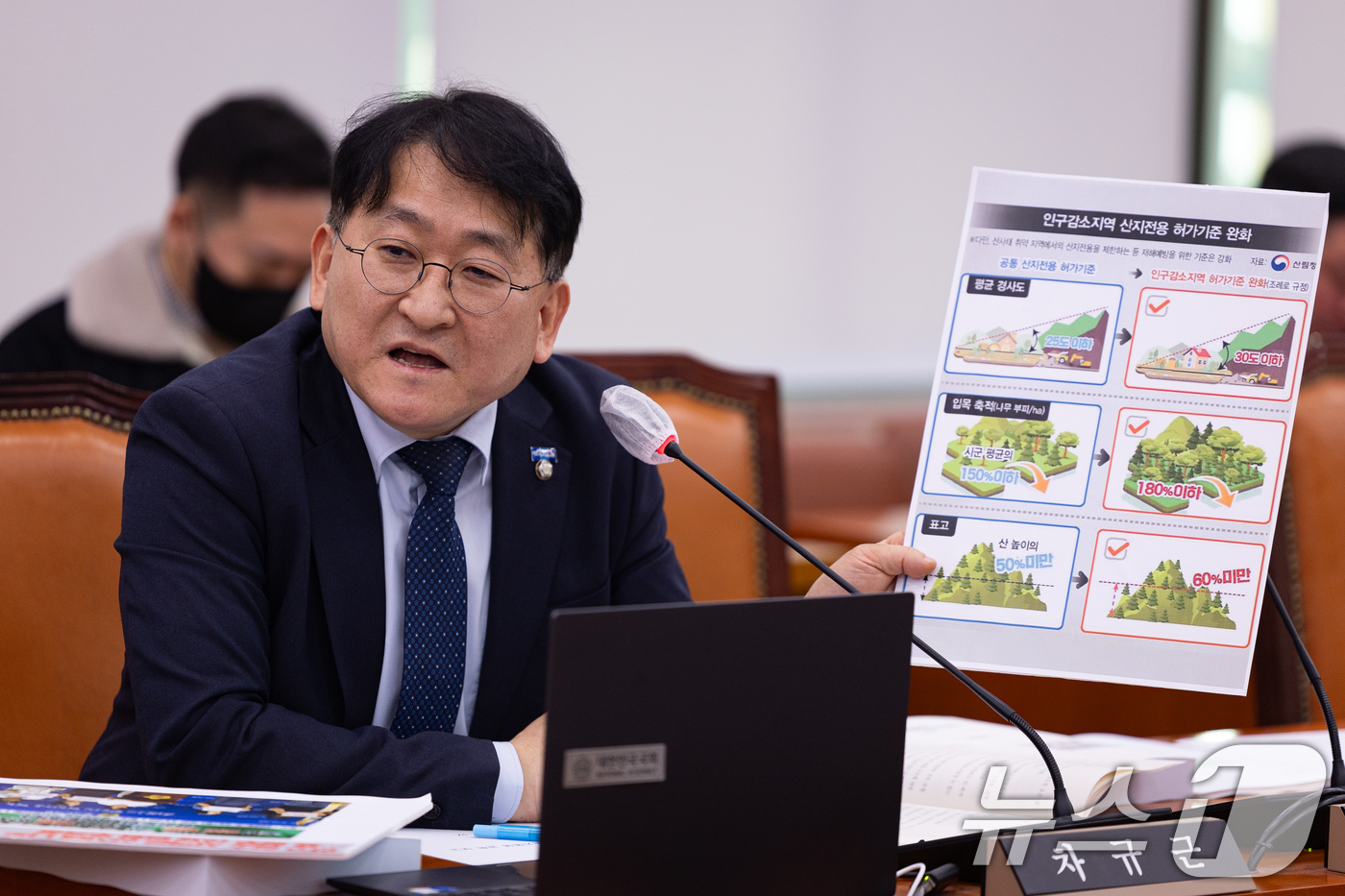 (서울=뉴스1) 유승관 기자 = 차규근 조국혁신당 의원이 29일 서울 여의도 국회에서 열린 제430회 국회(임시회) 산불피해지원대책 특별위원회 제5차 전체회의에서 질의하고 있다. …