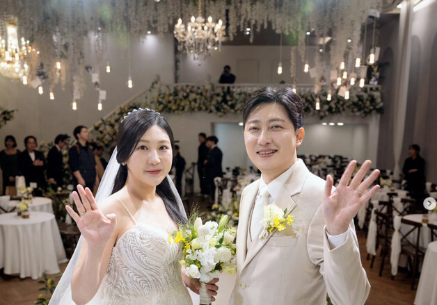 '혼전임신' 28기 정숙, 상철과 결혼식 "인생 전환점…최고의 선물 두남자"