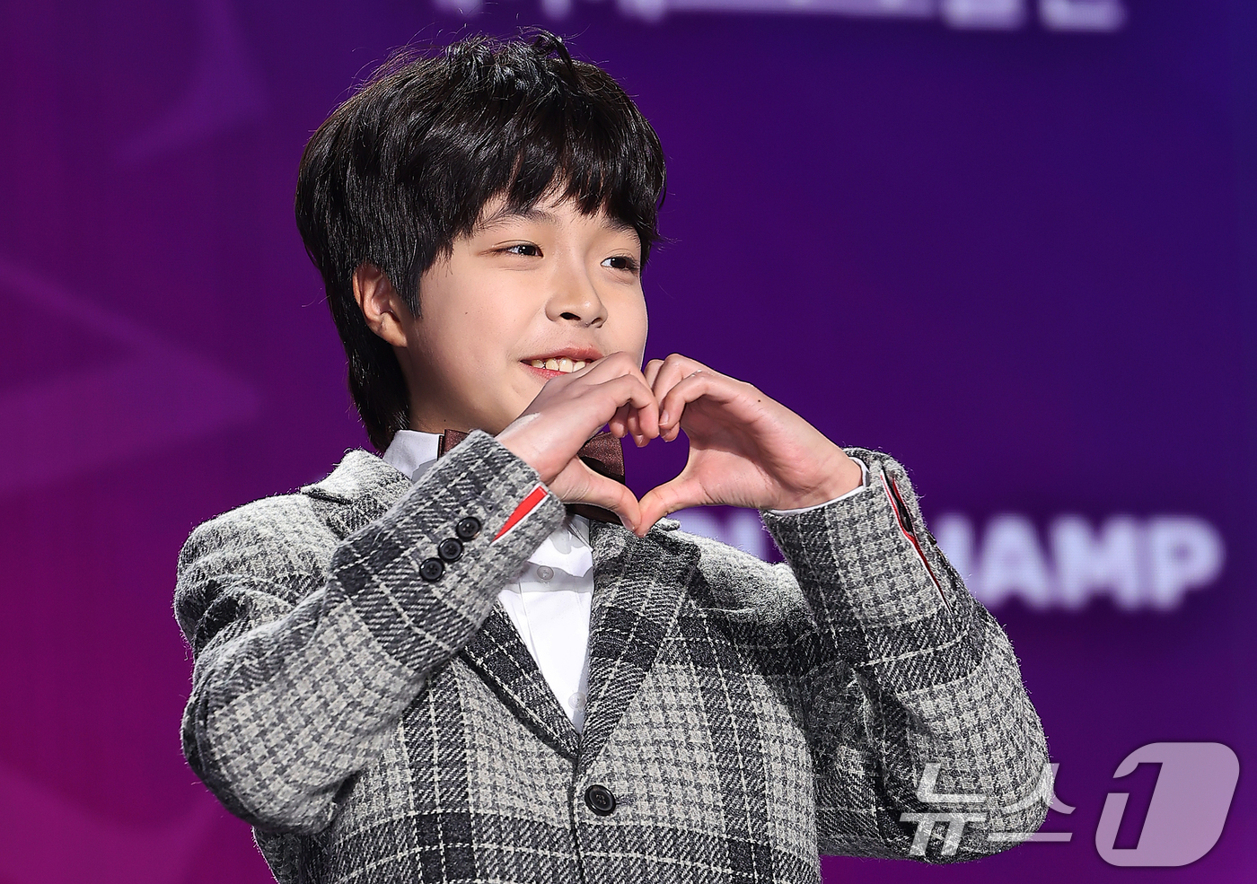 (서울=뉴스1) 김진환 기자 = 아역배우 이천무가 29일 오후 서울 동대문디자인플라자(DDP)에서 열린 '2025 서울콘 에이판 스타 어워즈'(2025 SEOULCON APAN S …