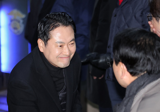 '영장 기각' 추경호 의원 마중 나온 장동혁 대표