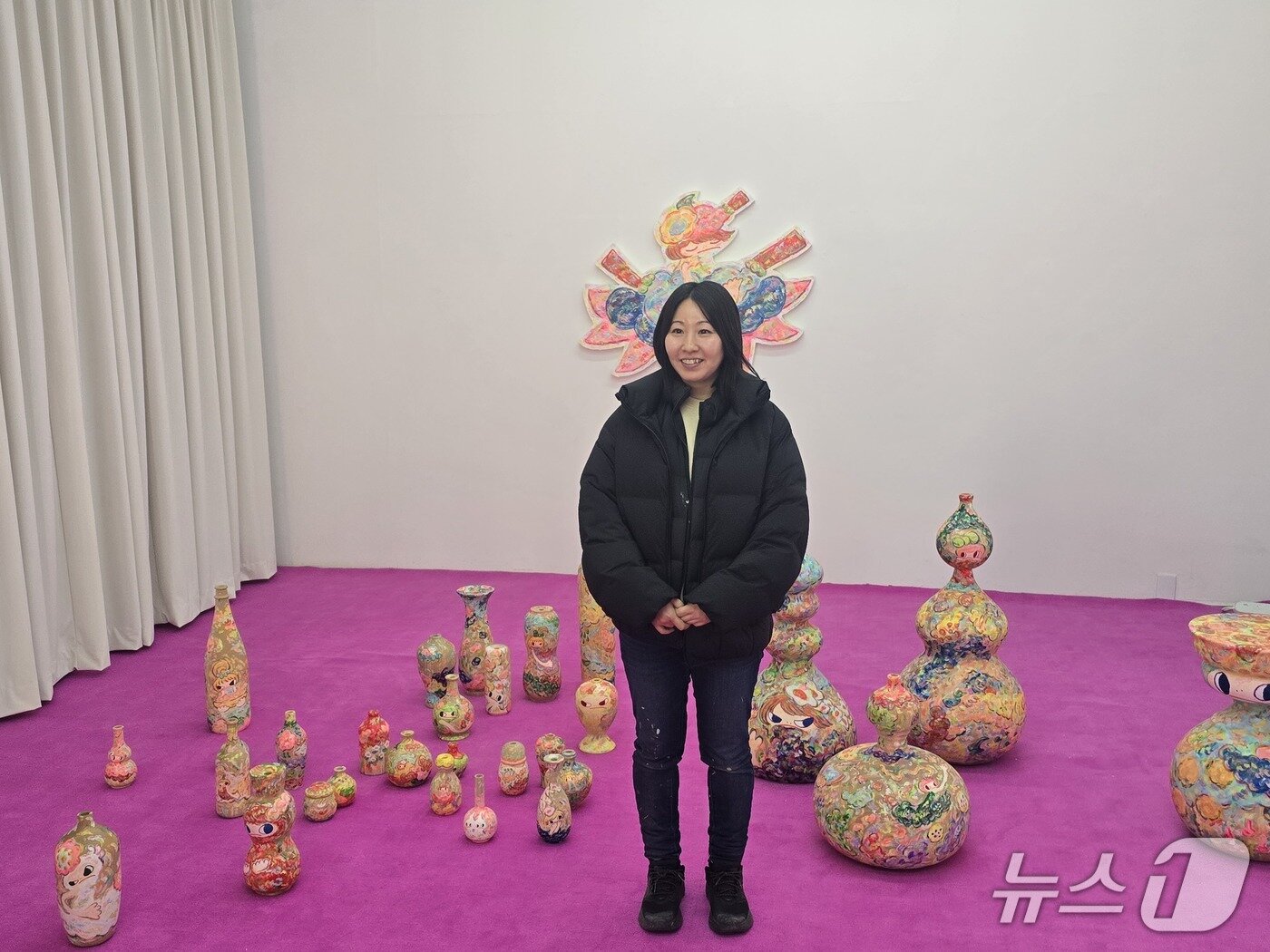 본문 이미지 - 아야코 록카쿠 작가. ⓒ 뉴스1 김정한 기자