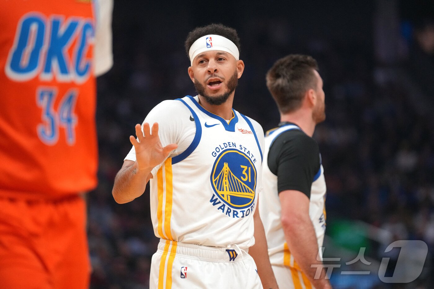 본문 이미지 - 스테픈 커리의 동생인 세스 커리. ⓒ 로이터=뉴스1