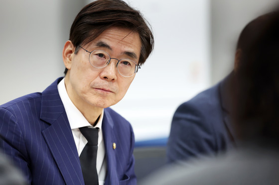 광주서 애로사항 청취하는 조경태