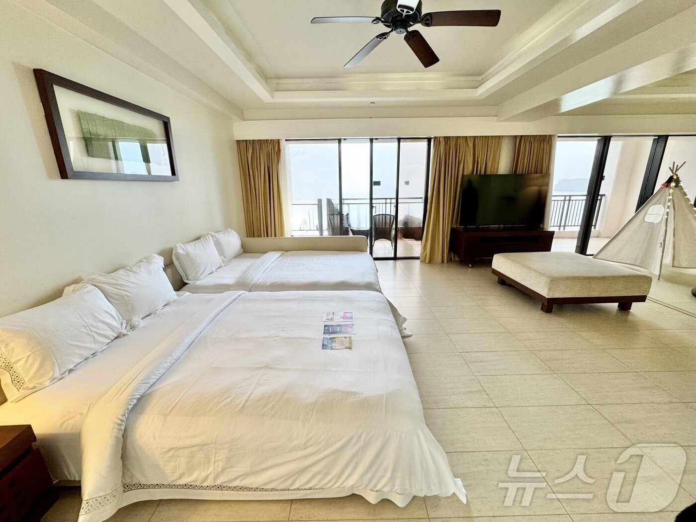 본문 이미지 - PIC 괌 내 로열클럽 패밀리 스위트 ⓒ News1 이민주 기자