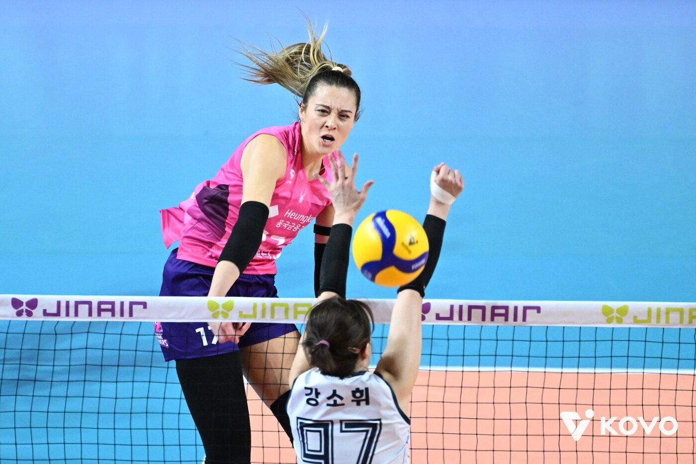 본문 이미지 - 흥국생명 레베카 라셈. &#40;KOVO 제공&#41;