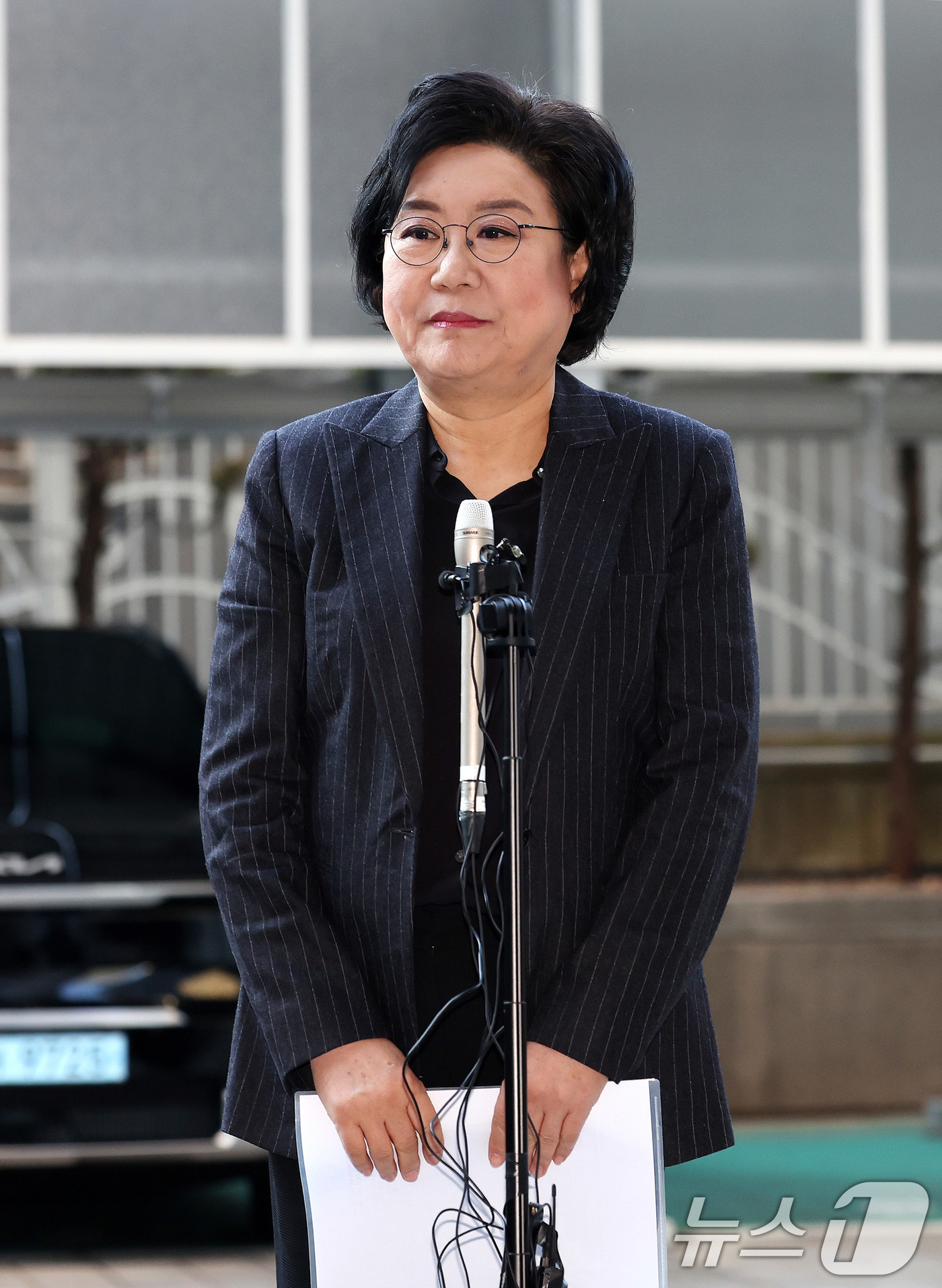 (서울=뉴스1) 박지혜 기자 = 초대 기획예산처 장관 후보자로 지명된 이혜훈 전 국민의힘 의원이 30일 오전 서울 중구 예금보험공사에 마련된 인사청문회 준비 사무실로 출근하고 있다 …