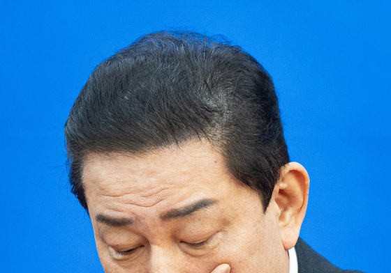 민주당 원내대표 사퇴 밝힌 김병기