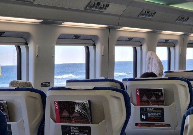 [르포] "강릉서 아침, 점심은 부산 돼지국밥"…철길 위 '해안 절경' 즐겨