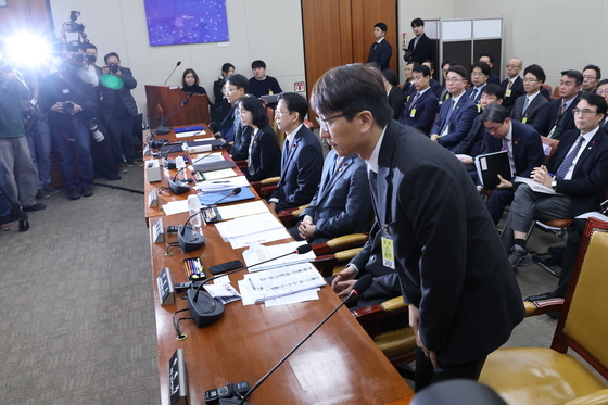 쿠팡 청문회 출석한 박대준 전 대표