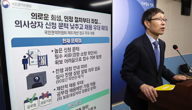 국민권익위원회, 의사상자 관련 제도개선 권고