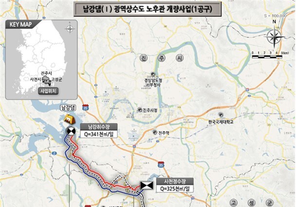 두산건설, 남부내륙철도·남강댐 1공구 공사 수주…2688억 규모