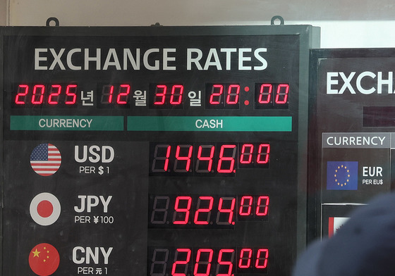 급락세 속 연평균 환율 최고 기록