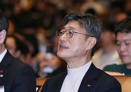 AI 경연 참석한 정재헌 SKT대표