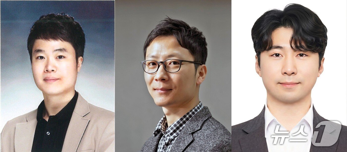 본문 이미지 - (왼쪽부터) 박형렬 UNIST 교수, 이상운 아주대학교 교수, 지강선 UNIST 연구원