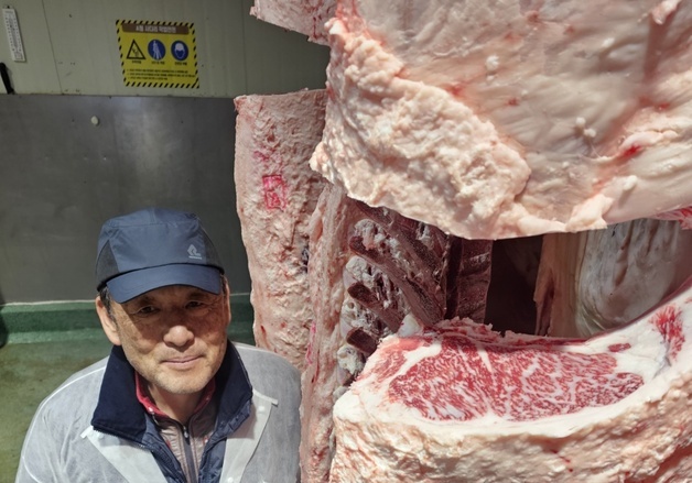 제주도 한우등심 역대 최고 기록 갱신…단면적 171㎠