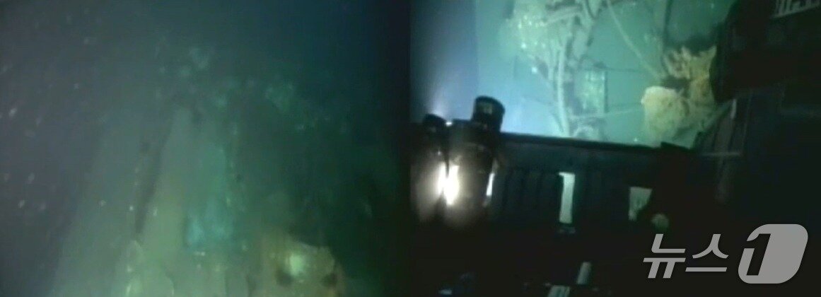 본문 이미지 - 선체 ROV 촬영 영상.(동해해경청 제공, 재판매 및 DB금지)