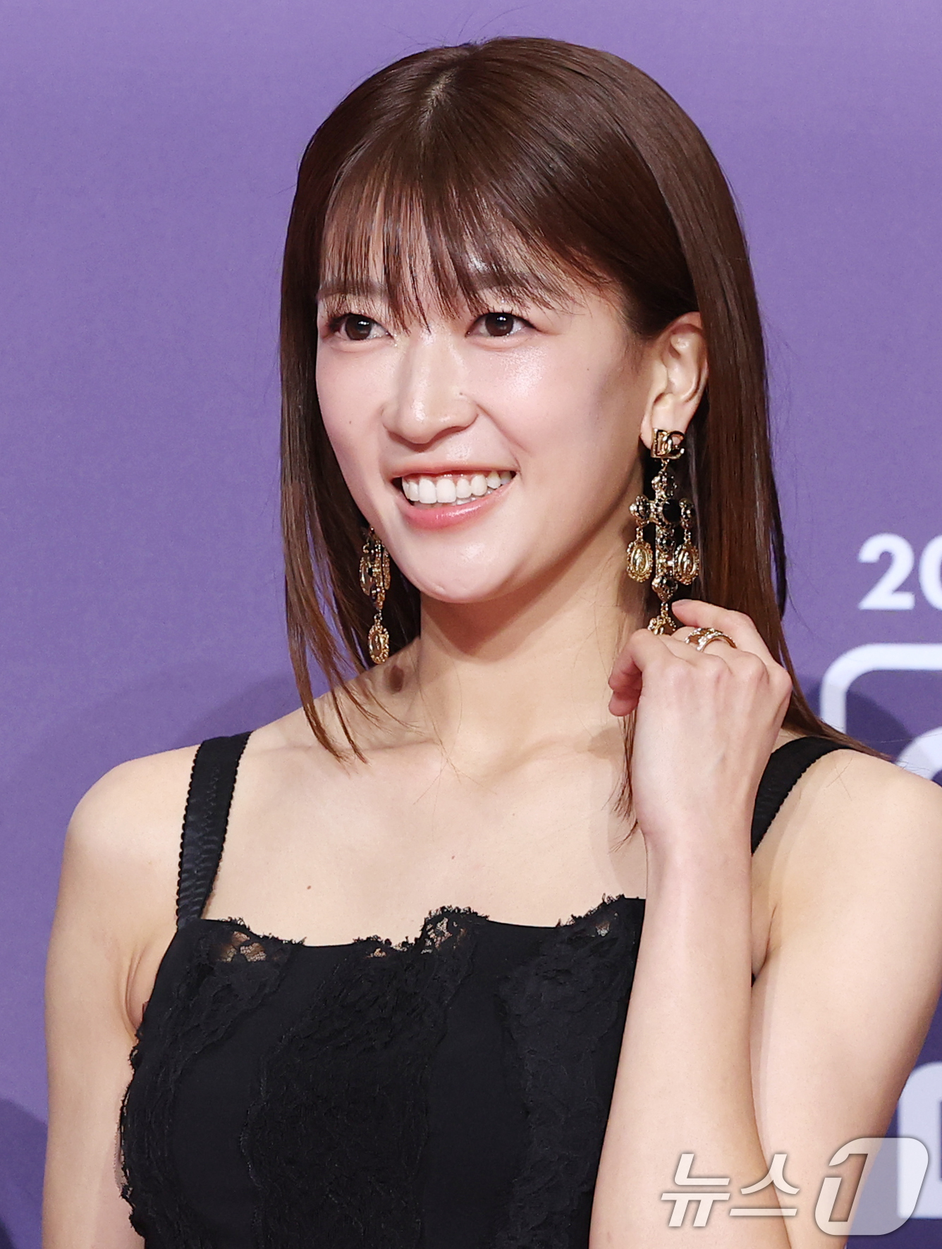 (서울=뉴스1) 권현진 기자 = ‘골 때리는 그녀들’ 마시마 유가 30일 서울 마포구 상암 SBS 프리즘 타워에서 열린 ‘2025 SBS 연예대상’ 레드카펫 행사에 참석해 포즈를 …