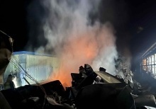 합천 돈사 화재…돼지 450마리 폐사