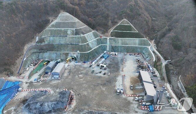 본문 이미지 - 영동양수발전소 모선터널 일대 (한수원 제공. 재판매 및 DB금지) /뉴스1 