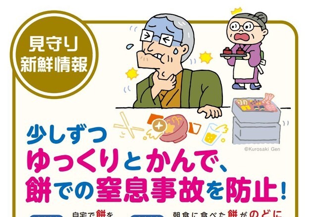 70대 日기초의원, 목에 떡 걸려 숨져…"고령자 설 질식사 주의"