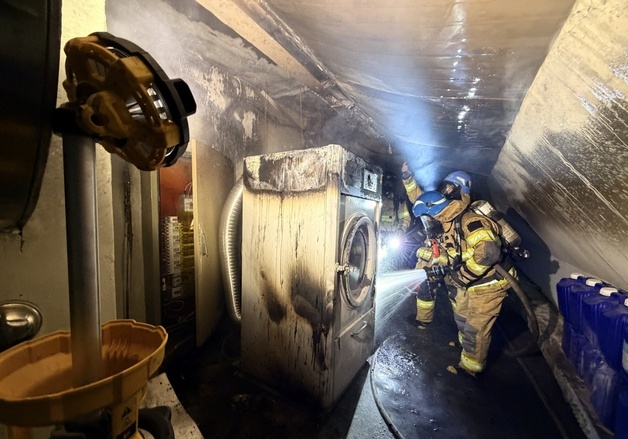 대구 동구 모텔 건조기서 불…투숙객 10여명 대피