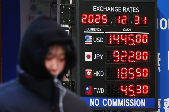 연평균 환율 1421.96원…외환위기 넘어 역대 최고치