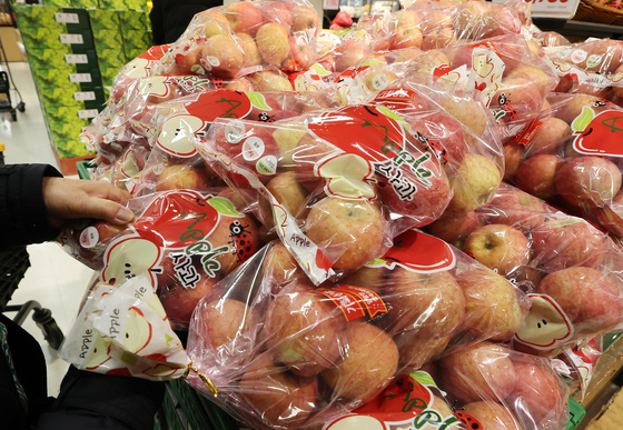12월 사과 가격, 전년대비 19.6% 상승
