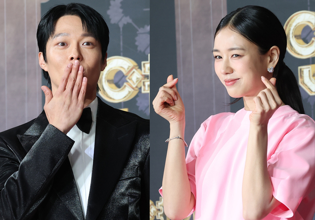 장기용♥안은진 '키스 커플'의 연기대상 나들이