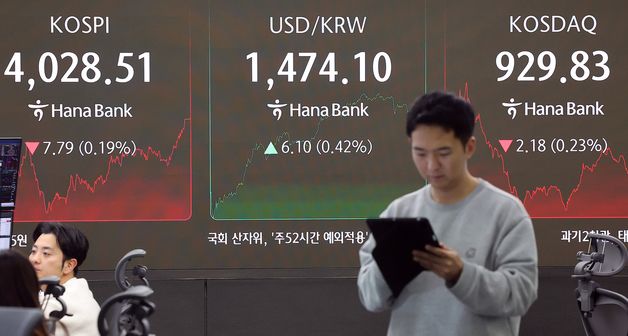 '상승전환' 코스피 4060선 터치…현대차 7% 질주[장중시황]