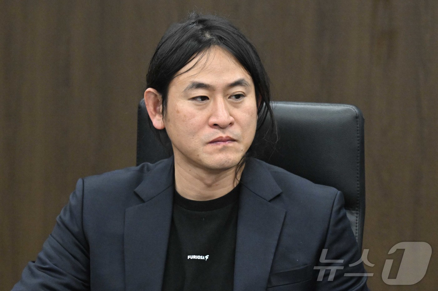 (서울=뉴스1) 박지혜 기자 = 백준호 퓨리오사AI 대표가 4일 오후 서울 중구 대한상공회의소에서 열린 'M.AX 얼라이언스-국민성장펀드 연계 간담회'에 참석해 자리하고 있다. ( …