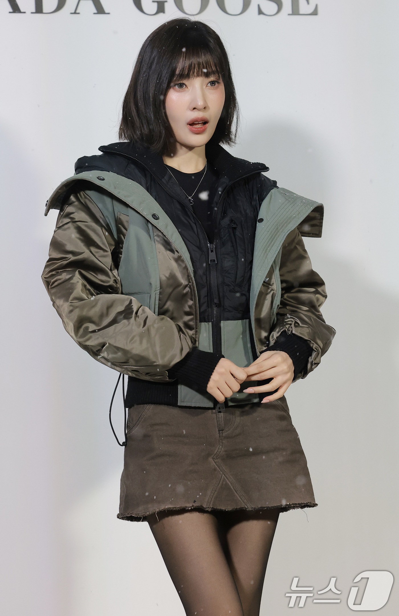 (서울=뉴스1) 권현진 기자 = 레드벨벳 조이가 4일 오후 서울 종로구 통의동 재단법인 아름지기에서 열린 캐나다구스 '더 파이오니어링 저니' 쇼케이스에 참석해 포즈를 취하고 있다. …