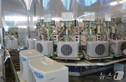 본문 이미지 - 대일의 냉각기 생산라인&#40;대일 제공&#41;