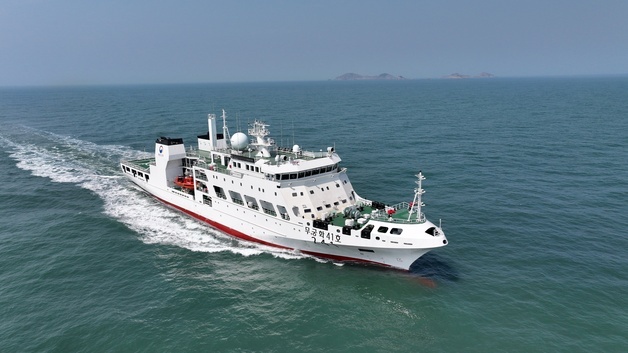 역대 최대급 4500톤급 국가어업지도선 취항…친환경 LNG 추진 엔진 탑재