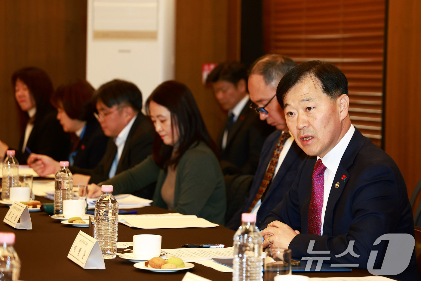 (서울=뉴스1) = 이형훈 보건복지부 제2차관이 4일 서울 중구 한국프레스센터에서 열린 2025제2차 국가건강검진위원회에서 발언하고 있다. (보건복지부 제공. 재판매 DB 금지) …