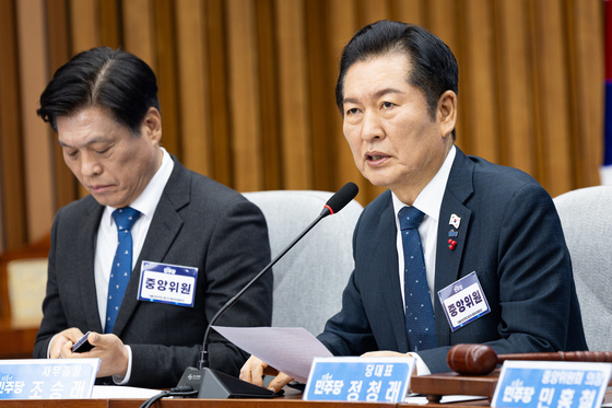 정청래 "1인1표 부결, 당원께 죄송…시간 갖고 길 묻겠다"(종합)