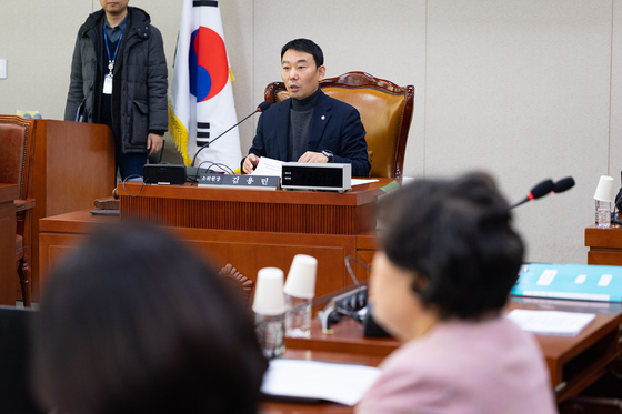 의사진행하는 김용민 법사위 법안심사1소위원장