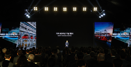기아 80주년 기념식 참석한 송호성 사장