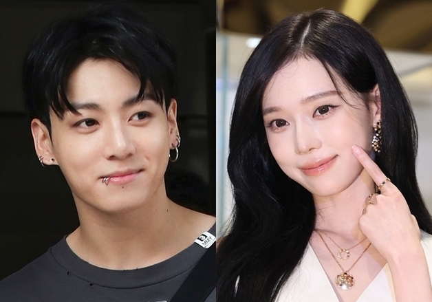 BTS 정국·에스파 윈터, 커플 타투? 온라인 발 열애설…양측 묵묵부답