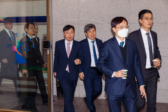 전국법원장회의 위해 대법원 찾은 법원장들