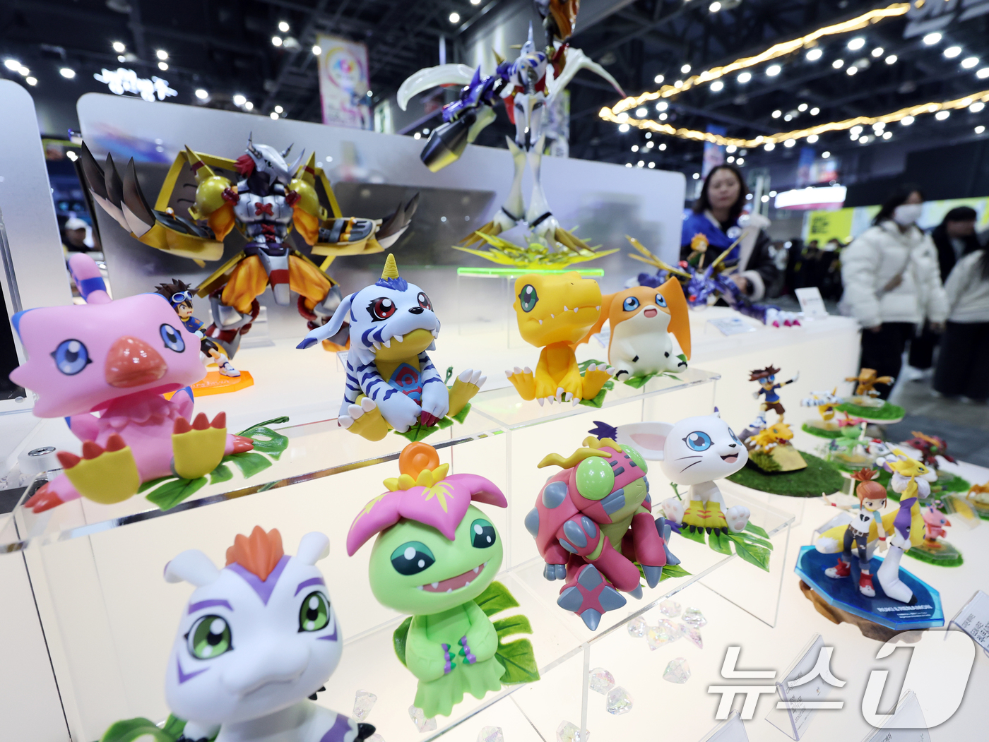 (고양=뉴스1) 황기선 기자 = 5일 오후 경기도 고양시 일산서구 킨텍스(KINTEX)에서 열린 '애니메이션 X 게임 페스티벌(AGF) 2025'에 피규어가 진열돼 있다. 2025 …