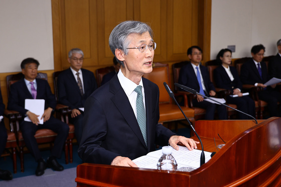 2025년 정기 전국법원장회의 인사말하는 조희대 대법원장