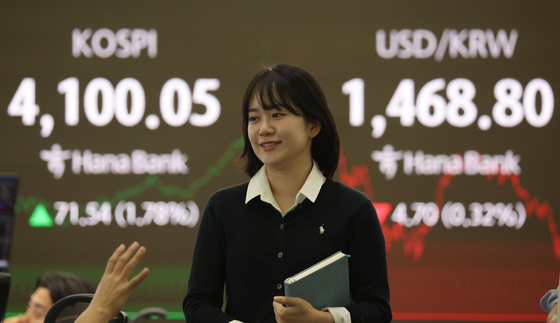 코스피 4,100선 회복