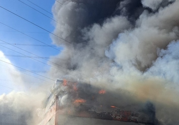 칠곡 왜관읍 섬유공장서 화재