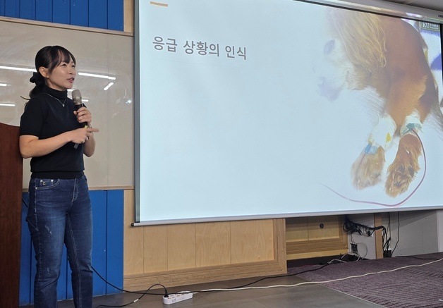 반려동물 응급처치법, 보호자 관심 높아…"골든타임·수혈 중요"